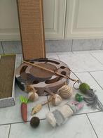 assortiment kattenspeeltjes en krabplanken, Dieren en Toebehoren, Kattenspeelgoed, Ophalen, Zo goed als nieuw, Speelhengel