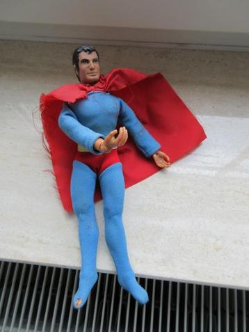 Superman Mego Corp 1974 Reg US Pat off figuur Hong Kong beschikbaar voor biedingen