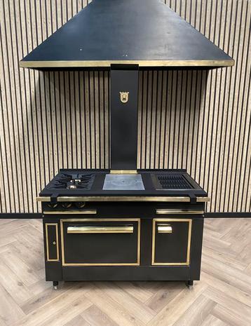 Luxe unieke Fornuis Morice + Gasoven + AFZUIGKAP 