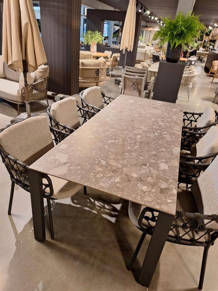TAFEL GOA TERRAZZO, Tuin en Terras, Tuinsets en Loungesets, Aluminium, Ophalen