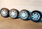 4 roues hiver 195/65-15 de Mazda 3, entraxe 5x114,3, 15 inch, Banden en Velgen, Gebruikt, Winterbanden