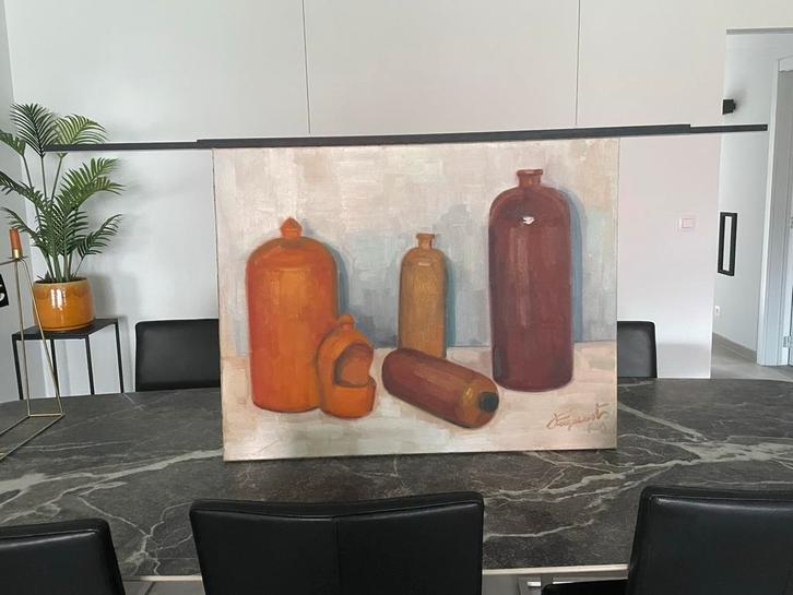 Schilderij - Proper Feyaerts, Maison & Meubles, Accessoires pour la Maison | Étagères murales & Rayons de bibliothèque, Comme neuf