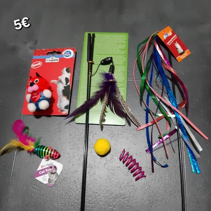 Kattenspeelgoed set nr 4, Dieren en Toebehoren, Kattenspeelgoed, Nieuw, Ophalen of Verzenden