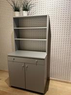 Bureau kast / boeken kast, Ophalen, Gebruikt, Kunststof, Met deur(en)