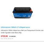 Lifepo4 baterij 100ah, TV, Hi-fi & Vidéo, Batteries, Enlèvement, Comme neuf, Rechargeable