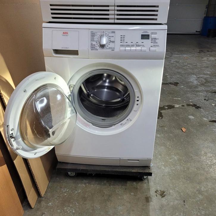 Wasmachine en droogkast te koop., Elektronische apparatuur, Wasmachines, Zo goed als nieuw, Ophalen