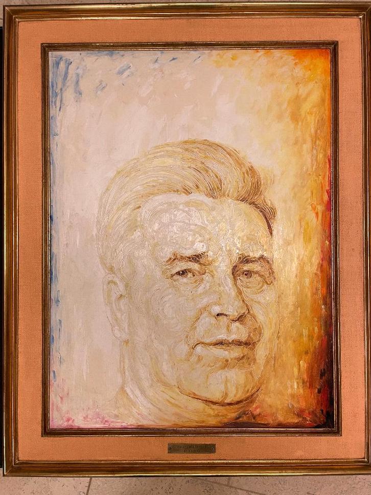 portrait d'un homme d'Elsense (Ixelles) Bruxelles, Antiquités & Art, Art | Peinture | Moderne, Enlèvement