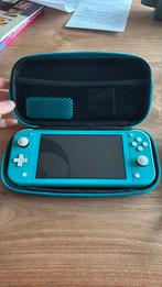 Nintendo Switch Lite, Enlèvement ou Envoi, Turquoise, Utilisé, Avec housse de protection ou sac