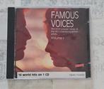 Cd FAMOUS VOICES vol 1, Ophalen of Verzenden, Zo goed als nieuw