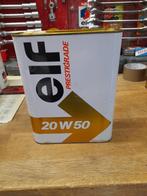 Oude lege oliekan elf prestigrade 20w50, Verzenden, Gebruikt, Overige, Overige merken
