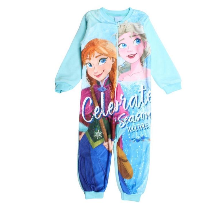 Disney Frozen Onesie - Maat 92 - 98 - 104 - 110 - 116 - 128, Kinderen en Baby's, Kinderkleding | Maat 110, Nieuw, Meisje, Nacht- of Onderkleding