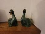 2 koperen eenden in groene patine, Enlèvement, Comme neuf