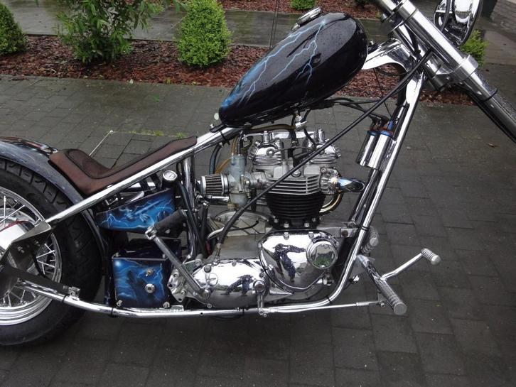 Triumph Hardtail Chopper Swedisch/Old style, Motoren, Motoren | Triumph, Particulier, Chopper, 2 cilinders, Ophalen of Verzenden