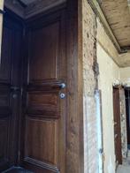 9 eiken deuren met chambrang en slot en klinken, Doe-het-zelf en Bouw, Ophalen, Gebruikt