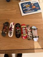 Tech deck fingerboard 6 stukken + doos met spullen in, Sport en Fitness, Ophalen, Zo goed als nieuw, Skateboard