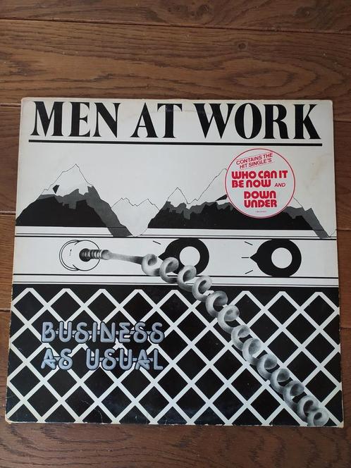 Vinyle 33T Men At Work, CD & DVD, Vinyles | Rock, Utilisé, Pop rock, Autres formats, Enlèvement ou Envoi