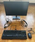 Lenovo LCD monitor, keyboard en muis, Ophalen, Zo goed als nieuw