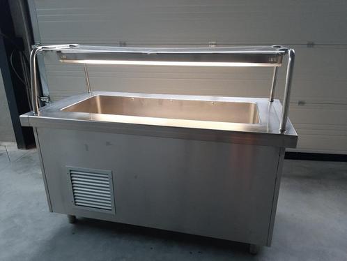gekoelde buffet vitrine / saladebar met onderkoeling, Elektronische apparatuur, Koelkasten en IJskasten, Gebruikt, Ophalen