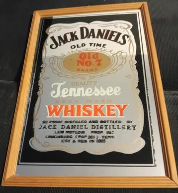 🤠🎸🥃Jack Daniel’s Spiegel – Old Time Tennessee Whiskey  beschikbaar voor biedingen