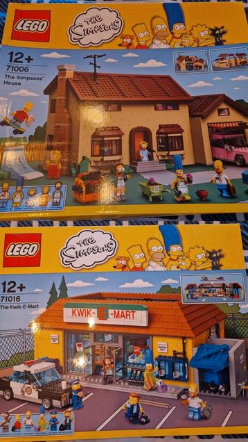 Lego Simpsons huis + Kwik-E-Markt sealed