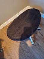 Poef zwart, zeer goede staat, Huis en Inrichting, Zetels | Voetbanken en poefs, Ophalen, Overige materialen, Zo goed als nieuw