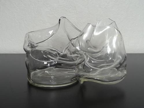 Glasobject van Sander Wassink, afmeting ca 22 x 14 x 12 cm, Antiek en Kunst, Kunst | Designobjecten, Verzenden