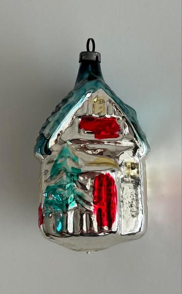 Kersthuisje oude kerstdecoratie  beschikbaar voor biedingen