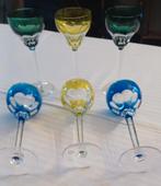 6 KRISTALLEN WIJNGLAZEN V.S.L, Ophalen of Verzenden