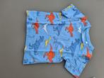 blauw t-shirt met dino, CA, 104, Ophalen of Verzenden, Zo goed als nieuw