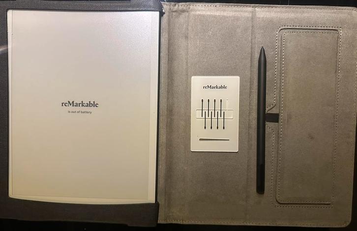 Remarkable 2 met folio, Computers en Software, Tekentablets, Zo goed als nieuw, Ophalen of Verzenden
