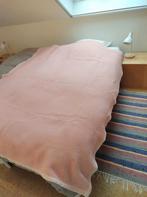 2 wollen dekens 1 persoon lichtroze, Ophalen, Gebruikt