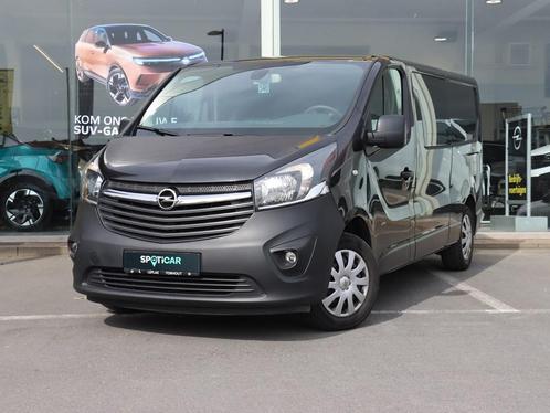 Opel Vivaro DUB CAB L2H1 1.6D 120PK |GPS|CAMERA|, Auto's, Opel, Vivaro, Airconditioning, Cruise Control, Isofix, Metaalkleur, Navigatiesysteem