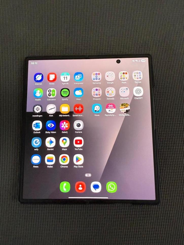 Samsung z fold 7 / 256 gb zwart, Telecommunicatie, Mobiele telefoons | Samsung, Zo goed als nieuw, Galaxy Z Fold, 256 GB, Zwart