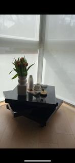 Table basse noire laquée, Huis en Inrichting, Tafels | Salontafels, Zo goed als nieuw, Vierkant
