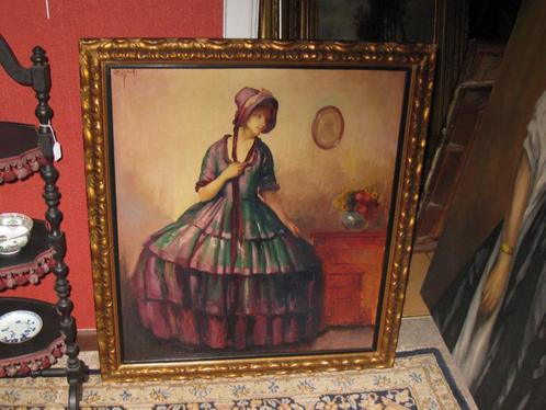 Mooi schilderij van Jos De Smedt, Antiek en Kunst, Kunst | Schilderijen | Klassiek, Ophalen
