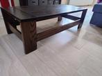 Stevige (vol houten) salontafel, 127x56cm, Ophalen, Gebruikt, 100 tot 150 cm, 50 tot 100 cm