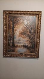 Antieke schilderij van Willem Delcaux, Antiek en Kunst, Ophalen