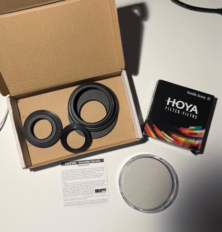 Hoya Variable Density II 82mm Variabel ND-filter, Audio, Tv en Foto, Foto | Filters, Nieuw, Ophalen of Verzenden