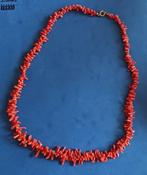 Magnifique collier en corail ancien, Comme neuf, Autres matériaux, Rouge, Enlèvement ou Envoi