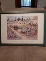 2 mooie kaders met bloemen 76 x 58 cm, Enlèvement