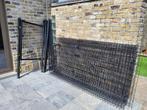 Metalen tuinomheining met poort, Tuin en Terras, Ophalen, Gebruikt, Met poort