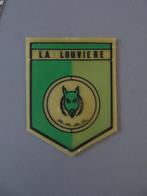 oude wimpel vaandel pennant voetbal La Louviere, Verzamelen, Verzenden, Zo goed als nieuw, Vaantje of Sjaal