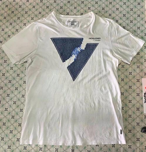 Jack & Jones Core blanc T-shirt ajusté, Vêtements | Hommes, T-shirts, Comme neuf, Taille 48/50 (M), Blanc, Enlèvement ou Envoi