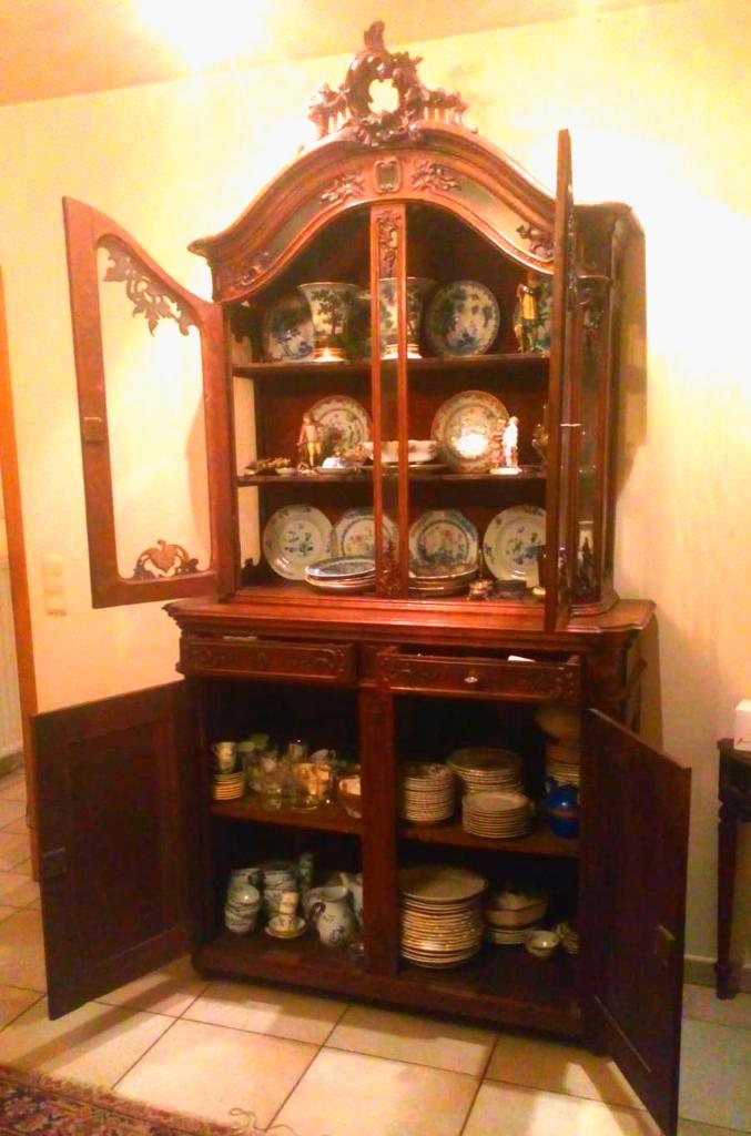 Meuble vitrine en chêne, Maison & Meubles, Armoires | Vitrines, Utilisé, 200 cm ou plus, 100 à 150 cm, 25 à 50 cm, Avec porte(s)