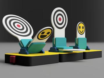 Set van 3 Airsoft/Nerf oefen targets (schietdoelen) beschikbaar voor biedingen