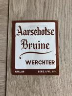 Étiquette brune Werchter Aarschotse, Collections, Enlèvement ou Envoi