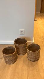 3 manden voor plantjes, Tuin en Terras, Bloempotten, Ophalen, Zo goed als nieuw
