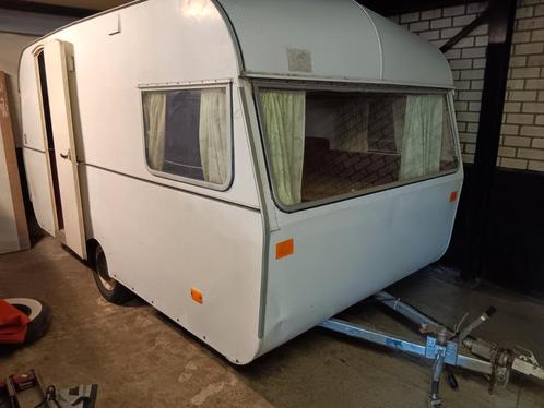 Goliath   oldtimer  retro   caravan max 750 kg, Caravans en Kamperen, Caravans, Particulier, Ophalen