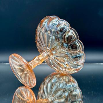 Vintage glazen stoofpot  beschikbaar voor biedingen