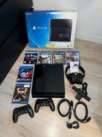 ps4 nieuwstaat + accessoires (oude versie 12.00), Met 2 controllers, Ophalen of Verzenden, Zo goed als nieuw, Original